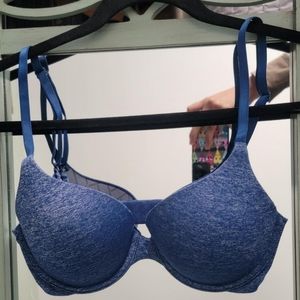 Blue PINK bra